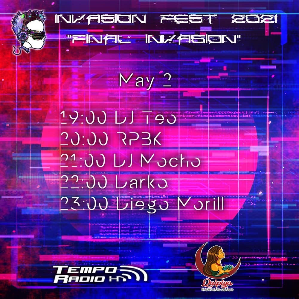 Invasion_Fest's tweet photo. Invasion Fest: Final Invasion | Weekend 1
The Invasion continues tomorrow!
Escucha por https://t.co/0lX6gZAY8q (party channel)
#TranceFamily #Trance #TranceMusic #EDM #Evento #Event #Fest #Festival #FinalInvasion #InvasionFest #IF21 #RoadTo7 #10years #10años https://t.co/ZqpuTipuwi