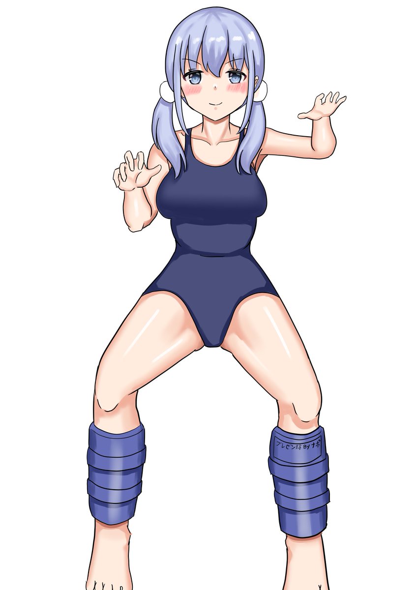 お題箱より「大人勇○ち○ろは水色のスク水着(プロレス服)を着る姿見たいです レガースも履いています」
初めての需要で困惑している 