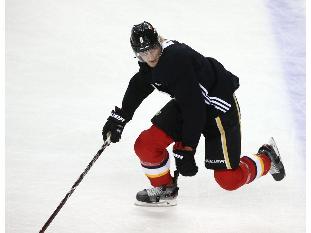 Flames blueliner Juuso Valimaki up to the challenge of Sutter