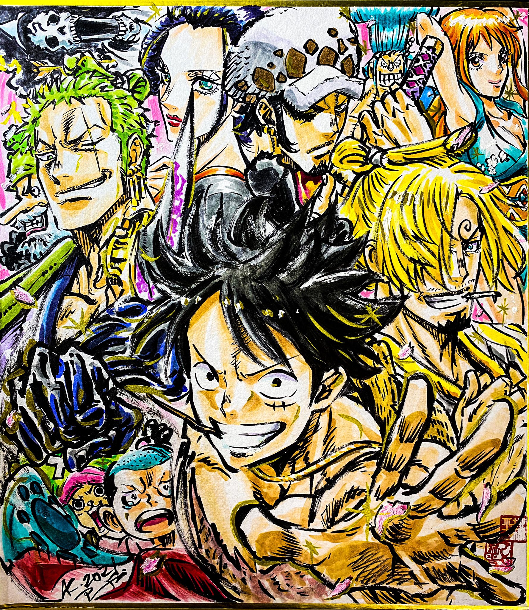 アしや 芦谷 耕平 Tvアニメ One Piece 第972話 決着の時 おでんvsカイドウ 作画監督は大学院の教え子 涂泳策くん 凄い仕事ぶりでした ワノ国篇 参加出来て光栄です ご覧くださった皆様 有り難うございましたッ おでん様