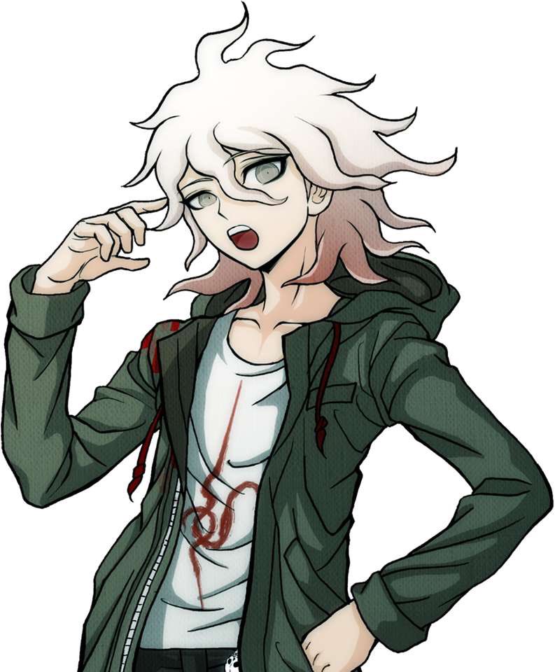 nagito komaeda, danganronpa. i cant even explain this one just this mf has bpd like it makes sense with my fantasy