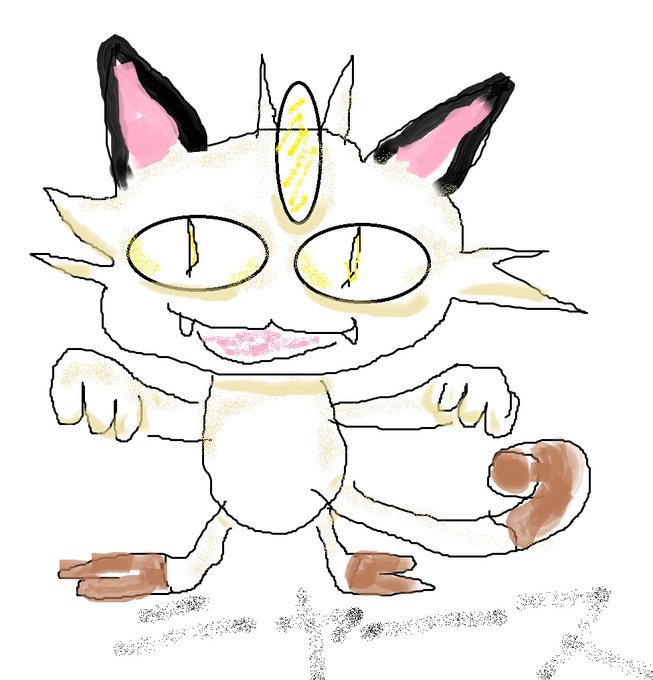 ニャースのtwitterイラスト検索結果 古い順