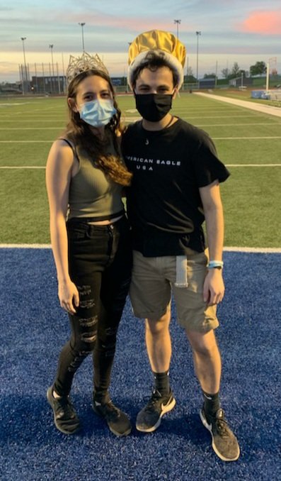 Class of 2021, your Senior Bash King and Queen, Grant Misse and Elysia Valverde! Congrats to you both!!!