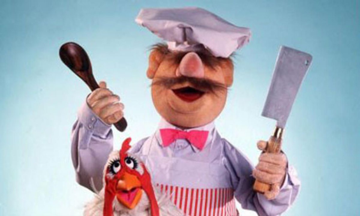 THE SWEDISH CHEF as TOM BOMBADILHe's not getting left out of *this* movie. Hur Tom Borkadil, fleegin bork a hurgo!