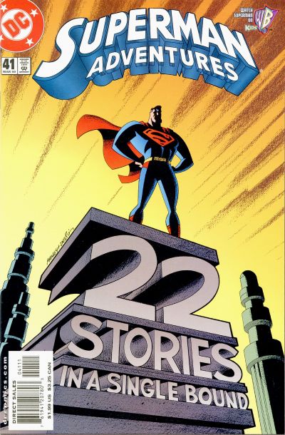 Mark Millar tells 22 single page stories from the world of Superman Adventures, with the help of a murderer's row of artists. Boy is the comic some serious bang for your buck! Love this to bits!