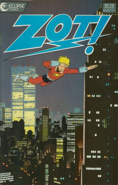 ZOT! #29, "Looking For Crime" is one of my favorite issues of the book's Black & White run. I talk about ZOT! #33 a LOT (it's one of my favorite comics of all-time), but honestly, that who era of ZOT! is just perfect. In #29 McCloud really shows what makes ZOT! a true hero.