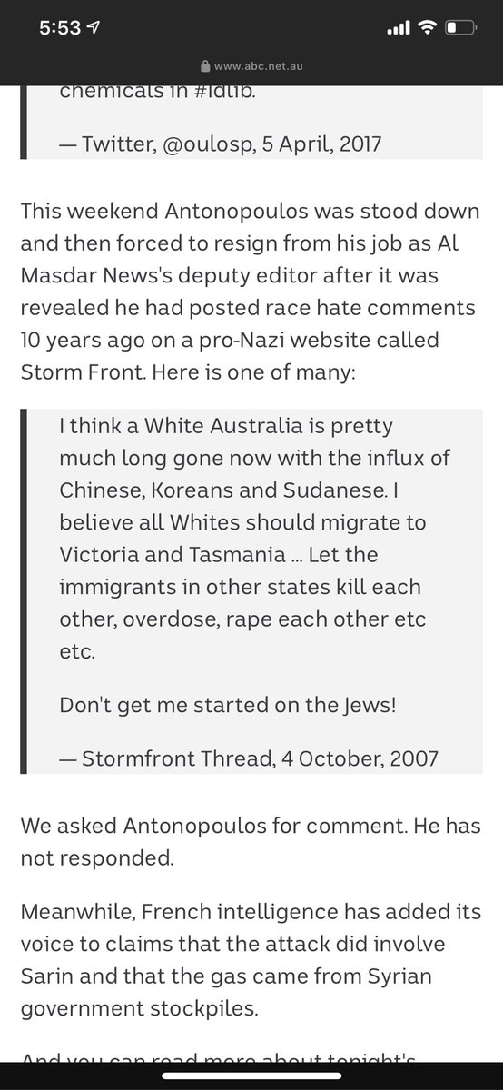 kins6666's tweet photo. @oulosP @SaidaAzGr id feel more ashamed for having been a racist though. but thats me, you’re just a moron who somehow scored a PHD. odd world we live in. but im glad u lost your position &amp; I presume worse things await you :) enjoy your bitter life https://t.co/LsPIi1oEA8