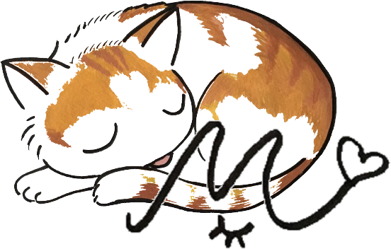 かずま デザインとアートのコーディネート Miジンコさんの手書きイラスト 猫はまるくなる T Co Ojmojgbmxs