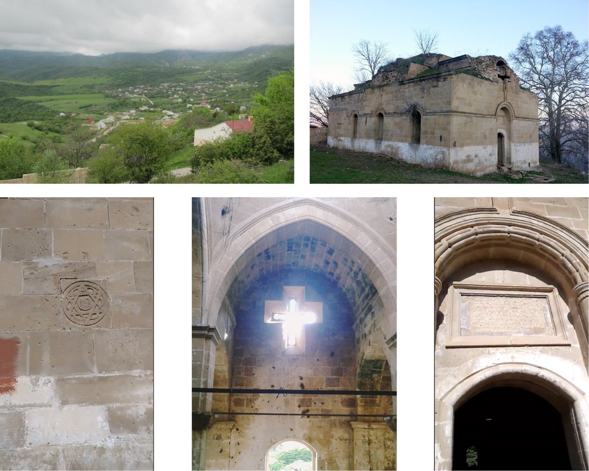 From 1660-1838 the Diocese of Shamakhi (Şamaxı) was centered at the Surb Stepanos (Saint Stephen) Monastery in Saghyan (Saqiyan). The Armenian population was expelled in 1988 and the village was renamed Günəşli in 2020 to sound more "Azerbaijani."