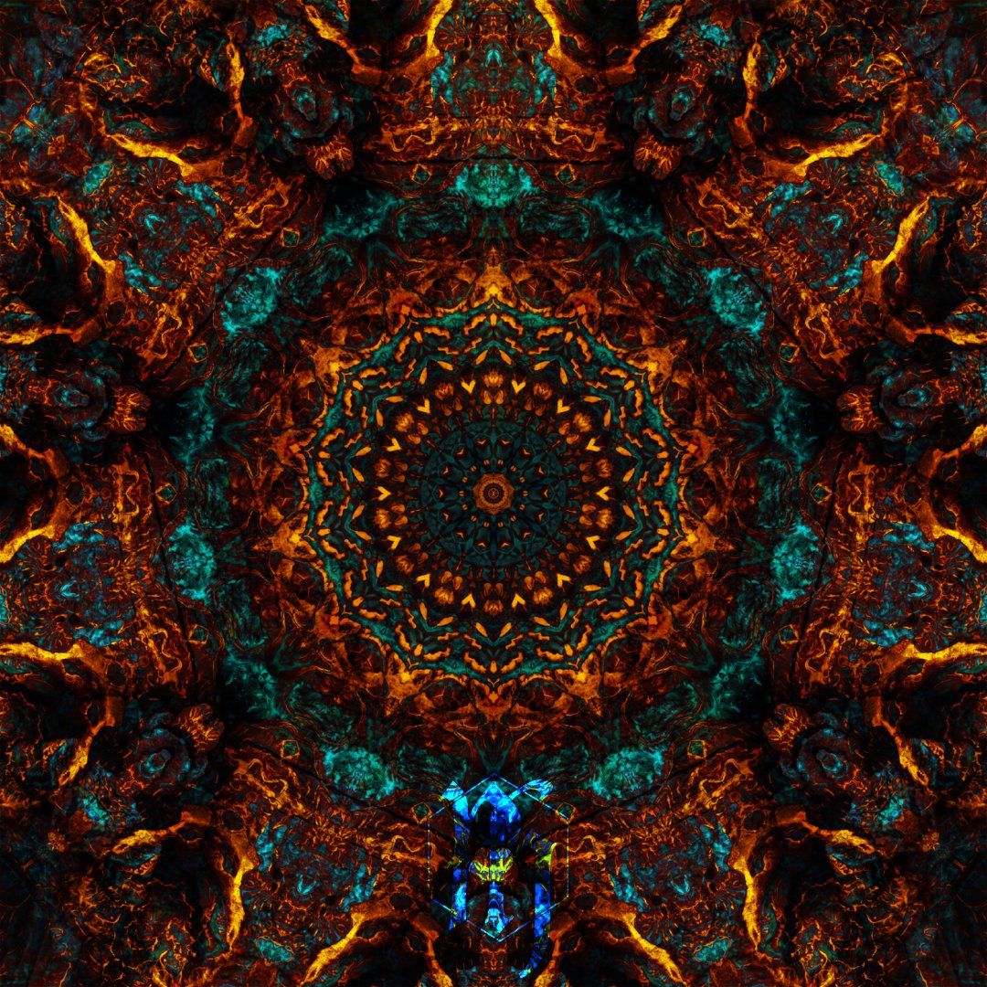 phosphenomena's tweet photo. "Oh, Zazu, do lighten up. Sing something with a little bounce in it."
#kaleidoscopeart #fractalart #goldblue #abstractart #generativeart #makemayanapipiltzintli https://t.co/DKM6aVTIJ1