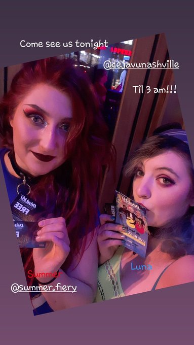 Come see us tonight @DejavuNashville til 3 am!!!  @OnePhuckedFairy https://t.co/GAod8G5IHl<a class="tags" target="_blank" title="On Twitter" href="/?out=eyJ0eXAiOiJKV1QiLCJhbGciOiJIUzUxMiJ9.eyJpYXQiOjE3MjU1MDg0OTcsImlzcyI6InR3cG9ybnN0YXJzLmNvbSIsIm5iZiI6MTcyNTUwODQ5NywiZXhwIjoxNzU3MDQ0NDk3LCJyZWRpcmVjdF91cmwiOiJodHRwczovL3R3aXR0ZXIuY29tL0RlamF2dU5hc2h2aWxsZSJ9.4CXLhm50EoKGqOUsB8rTN__-LTlusTaSN4VkNYY6he_Ql5O3OBBeJIEe7gOZZr0QFx30vWLV7tB1dOx4esHvug">@DejavuNashville</a><a href="/tag/onmfc"class="tags"><span>#onmfc</span></a><a href="/tag/littlelunarlove"class="tags"><span>#littlelunarlove</span></a><a href="/tag/lunaflowers"class="tags"><span>#lunaflowers</span></a><a href="/tag/kawaiic"class="tags"><span>#kawaiic</span></a>