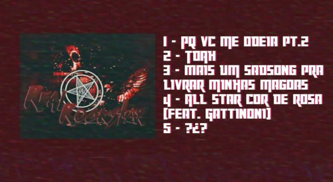 projetohorusofc's tweet photo. Pega a visão tropa, hoje saiu a última faixa da Mixtape "Real Rockstar" do Guizxn e a arte feita pelo @lacerdakkkk. A faixa "?¿?" fecha a Mixtape que está disponível no #SoundCloud e no @ouvme.

Link: https://t.co/lzeYNduD91 https://t.co/TTbl8Ibg5V
