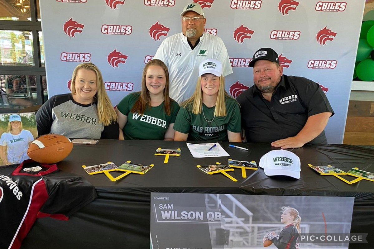 Sam Wilson (@samwils90136693) on Twitter photo I couldn’t be more excited to say I am OFFICIALLY a Webber Warrior!!! Thank you to everyone that helped make this day come true #signingday #decisionday <a href="/webberflagfoot1/">Webber Flag Football</a> <a href="/ChilesFBFlag/">ChilesFlagFB</a> <a href="/LeadTimberwolf/">Joseph L. Burgess</a> <a href="/chsathletics_1/">Chiles Timberwolves</a> I couldn’t be more excited to say I am OFFICIALLY a Webber Warrior!!! Thank you to everyone that helped make this day come true #signingday #decisionday <a href="/webberflagfoot1/">Webber Flag Football</a> <a href="/ChilesFBFlag/">ChilesFlagFB</a> <a href="/LeadTimberwolf/">Joseph L. Burgess</a> <a href="/chsathletics_1/">Chiles Timberwolves</a>