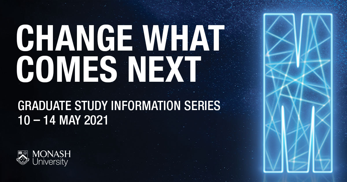MonashUni's tweet photo. You know you're ready to take the next step in your career. We're here to help you get there. 👩‍💼
Learn more about our #GraduateCourses in an upcoming webinar, or book a one-on-one appointment.
https://t.co/R6qMPb4vYE
#MonashGradStudy https://t.co/2KAzWQVp1m