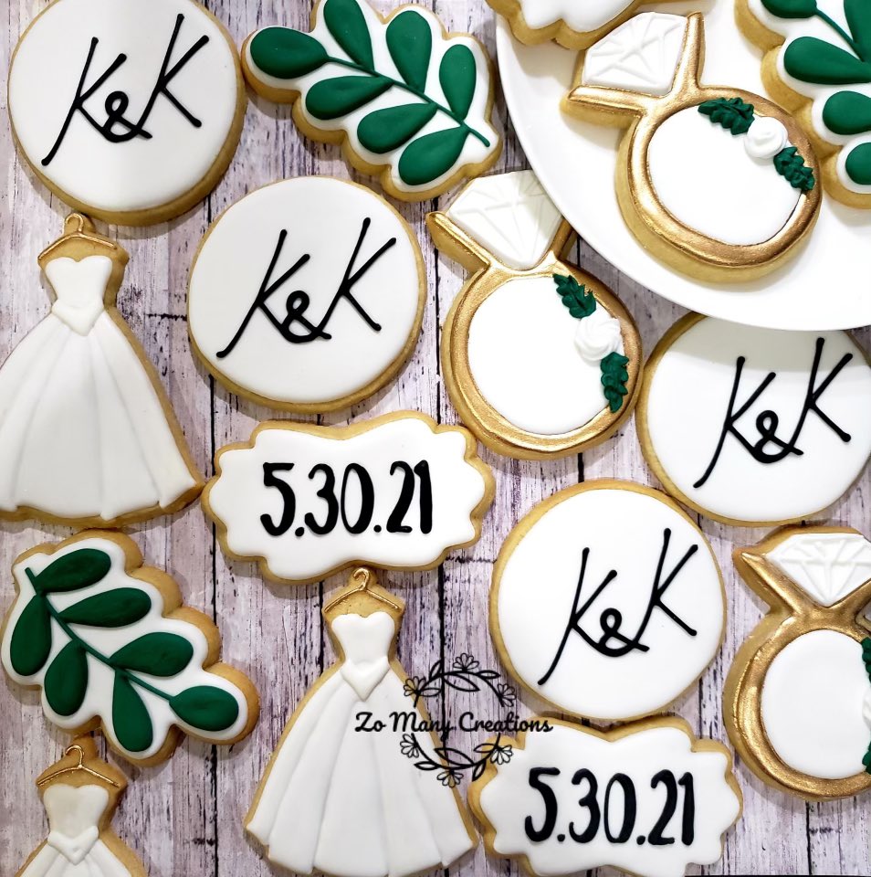 How cute are these?! A little gift for our soon-to-be bride 🤍🌿