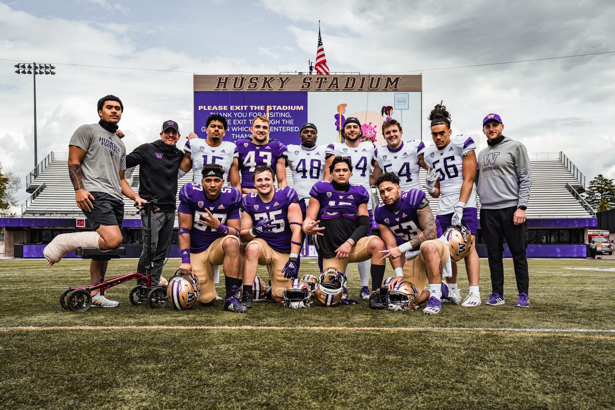 This Right Here! Proud of How Hard These Men Worked All Spring! Can’t Wait! #BowDown #PurpleReign #LBP