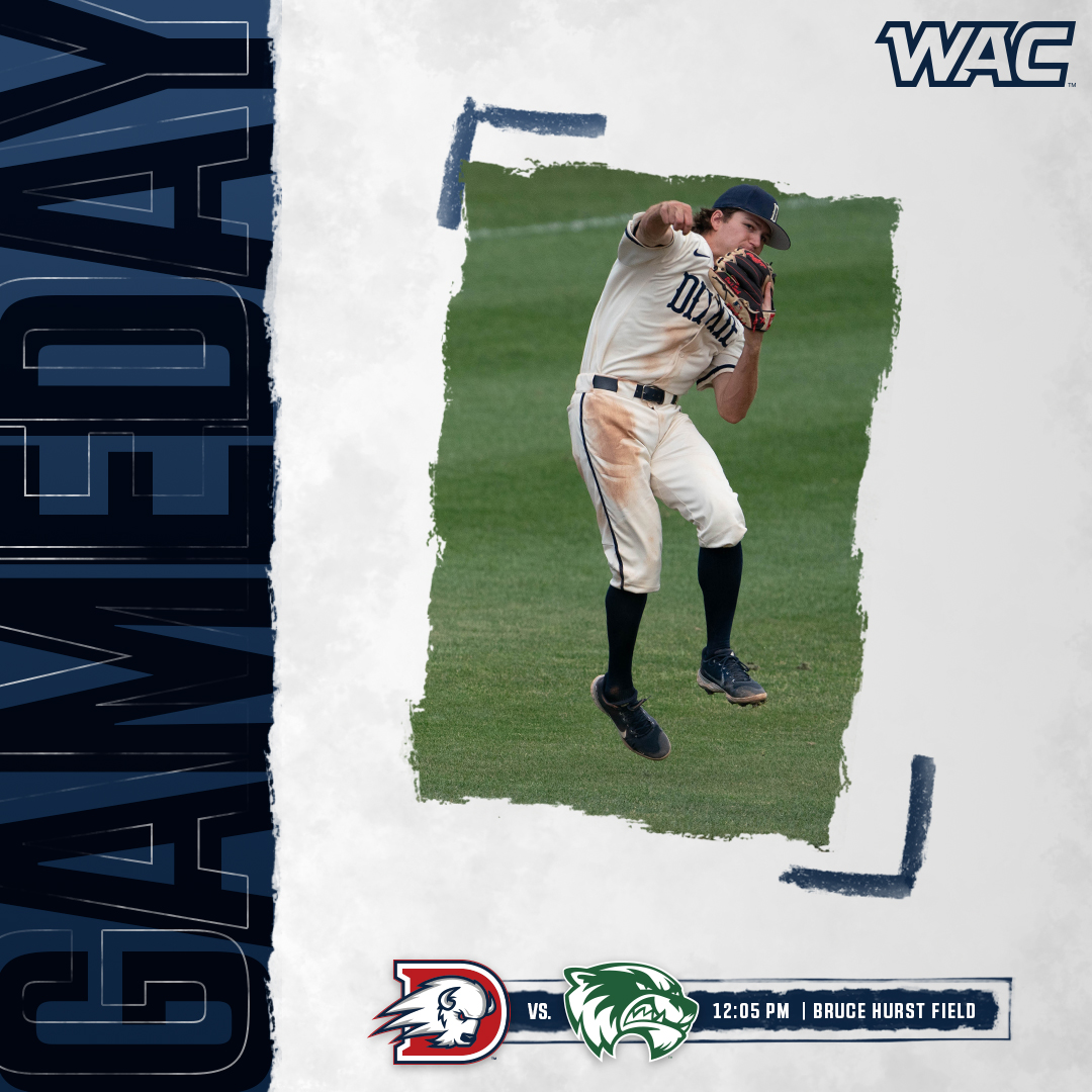 GAME DAY! The Trailblazers play for a series sweep against the Wolverines.
⚾️ - @Dixie_Baseball vs. <a href="/UVUbsb/">UVU Baseball</a>
🏟 - Bruce Hurst Field
⏰ - 12:05 p.m.
🖥 - bit.ly/3x3nxEU
📈 - bit.ly/3uTrrOQ
#DixieBlazers / #WeAreONE / #WACbsb / #OldHammerRivalry