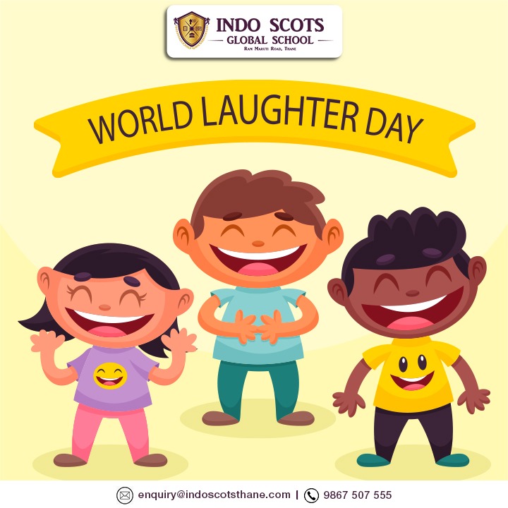 Spread Health, Happiness and humor with some uncontrollable laughter!

#IndoScotsGlobalSchoolThane #ISGS #CBSESchool #PlaySchool #PreSchool #BestSchool #DayCare #SeniorKg #ChildActivity #Education #JuniorKg #EarlyLearning #AdmissionsOpen #StartingSchool #wordlaughterday