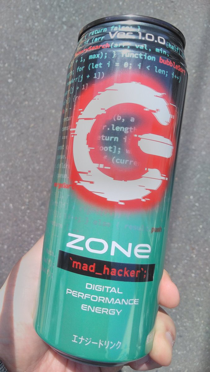 monco52's tweet image. #ZONeエナジー の新作、今までで一番気に入っています。
#madhacker @zone_energy_jp @zone_eculture