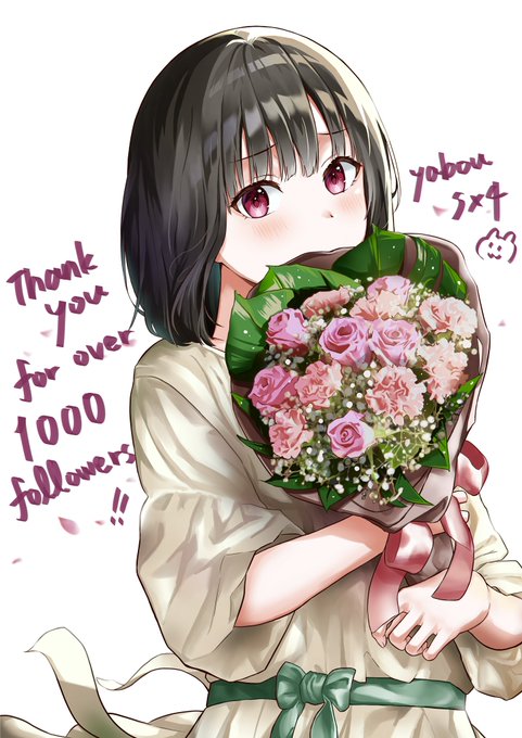 「thank you」 illustration images(Oldest｜RT&Fav:50)