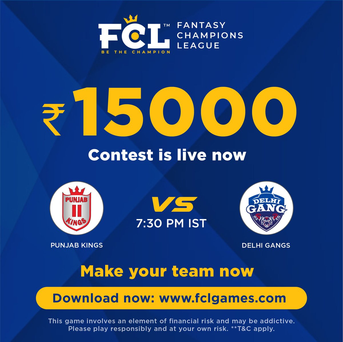 FCLgames's tweet photo. WEEKEND CONTEST
Make your team now in Rs. 15000 in winning the contest win big with FCL.
.
Download FCL from the link: https://t.co/FpWd9WyUQg
.
#VIVOIPL #kheloipl #jitoipl #cricket #win #fantasy #game #fclgame #crore #ipl #indian #premier #league #fcl #Champions #downloadnow https://t.co/BsjPQBOUsu
