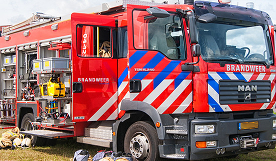 Melding grote brand Beatrixhaven