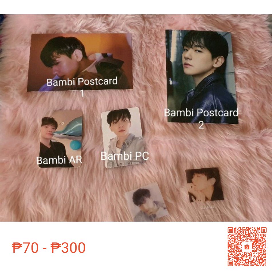 exoxowts's tweet photo. EXO Baekhyun wts / ph

I'm selling EXO Baekhyun Bambi Album Inclusions for ₱70 - ₱300. Get it on Shopee now! https://t.co/OSBSV72Znl #ShopeePH https://t.co/0HYVS6IxKT