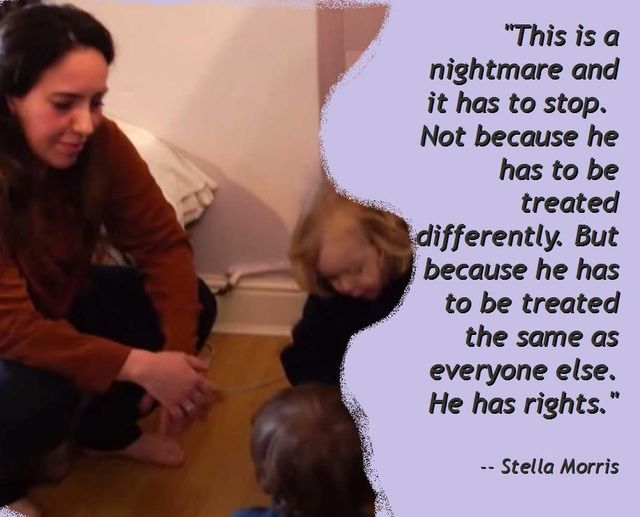FrancaisUnity4's tweet photo. Stella Moris @StellaMoris1
"C un cauchemar & cela doit cesser. Pas parce qu'il doit être traité différemment. Mais parce qu'il doit être traité de la même manière que tout le monde. Il a des droits."
#StopTorture #DropTheCharges #FreeAssange and #BringAssangeHome.
#NoRendition! https://t.co/AZ2URYpX8j