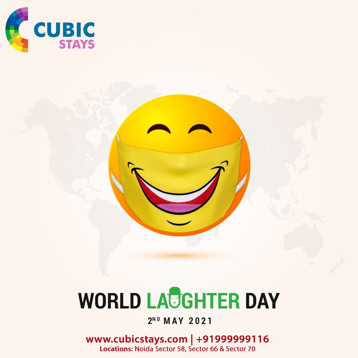 CubicStays's tweet photo. Yeah, that's right!! Everyone must learn the art of keeping themselves calm and cool. Laugh away your worries and problems. Wishing you a Happy Laughter Day!!
#LaughterDay #ElectionResults2021 #TNElections2021 #cubicstays #cubicstayslife #pgaccommodation #PG https://t.co/c6pXQKgPBl