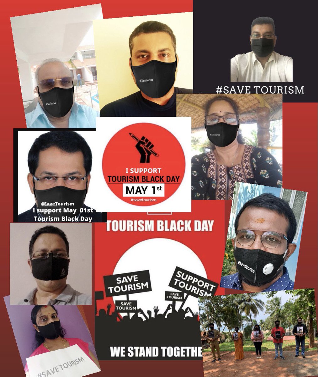 The Indian Travel Fraternity came together in an online protest wearing a black mask labelled #SaveTourism on May 1. They shared their concern over the govt’s constant negligence towards the sector for the past one year with no stimulus support to the mammoth sector!