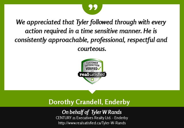 Everyone should be lucky enough to have clients like this. realsatisfied.ca/Tyler-W-Rands via <a href="/realsatisfied/">RealSatisfied</a>