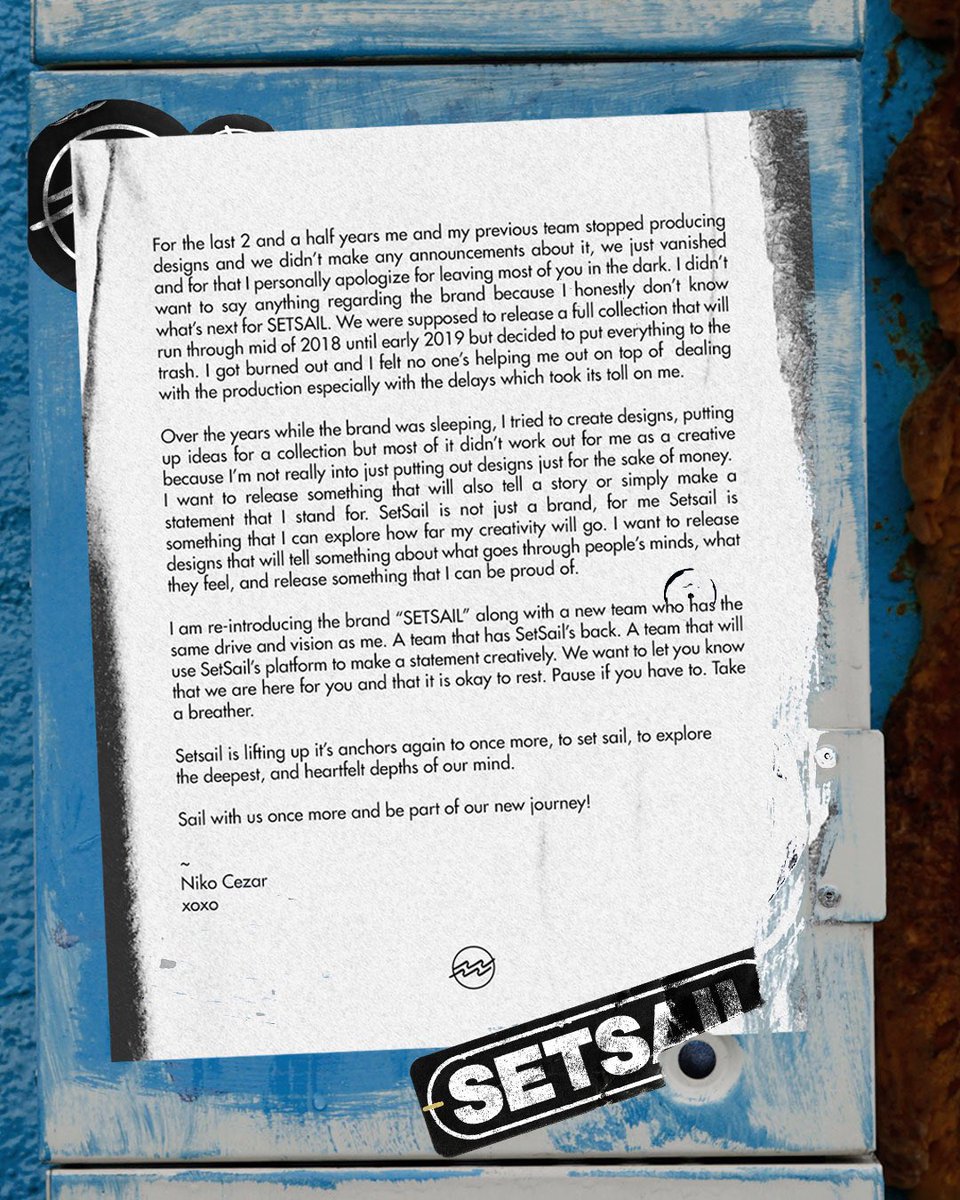 We owe you guys an explanation and most importantly an apology on why we went rogue on the last couple of years.