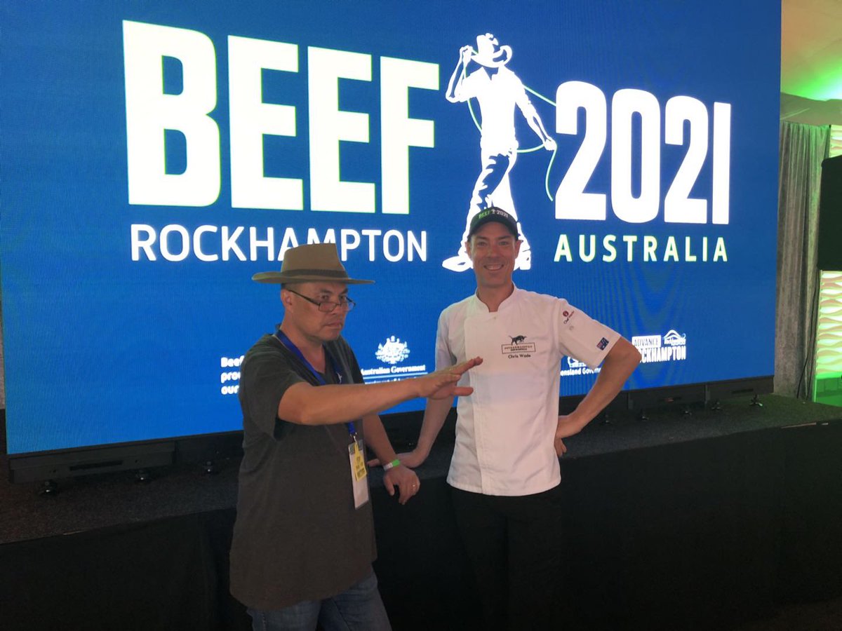 Catching up with #SteakMaestro Chris Wade to talk about this evening’s nose to tail dinner, at Beef Week 2021.