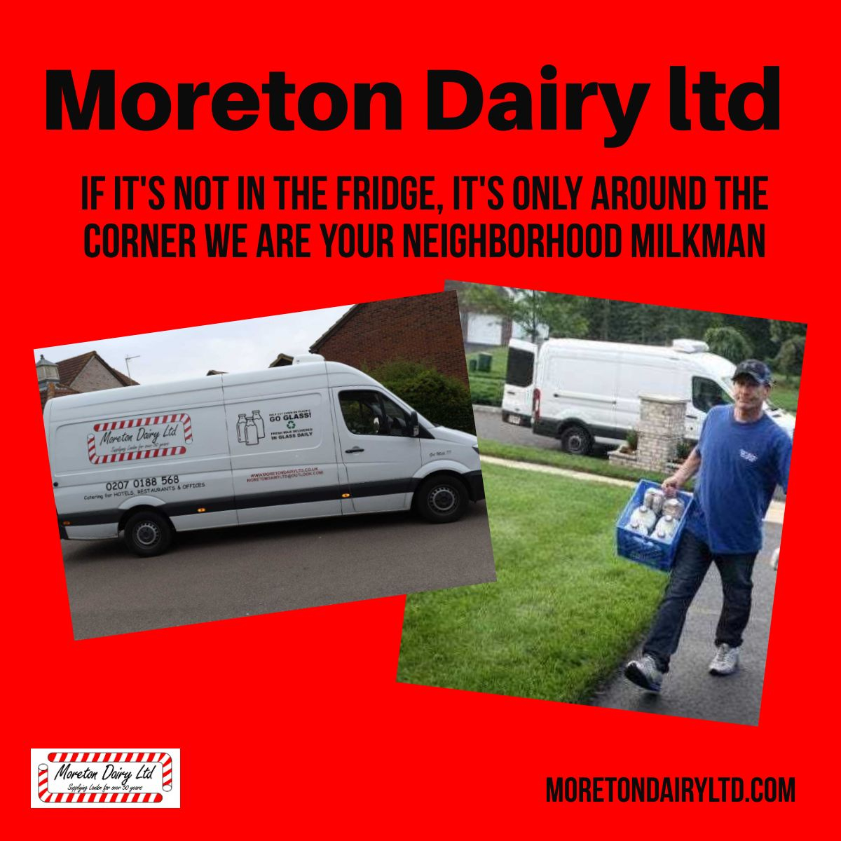 DairyMoreton's tweet photo. Moreton Dairy are proud purveyors of freshness and quality.  Fresh milk in reusable glass bottles (optional).  Unbeatable, reliable delivery service, Early delivery – before 8am, up to 7 Days a week, We are now supplying restaurants all across London
#yoghurt #yogurt #Milk https://t.co/SdlIkBmtqc