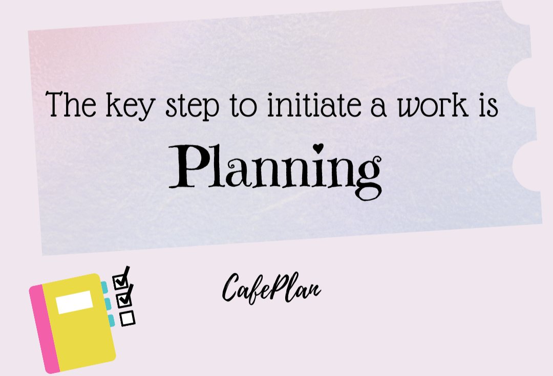 HelloCafePlan's tweet image. The key step to initiate a work is planning 📝💯💫.
#happyplanning #happyplanner #plannerlove #planneraddict #plannercommunity #bulletjournal #bujolove