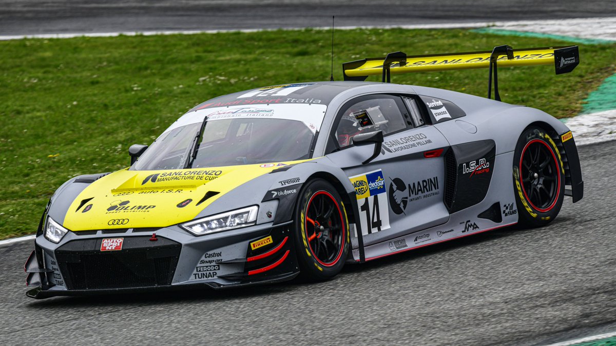Podium in Italy: <a href="/audisportitalia/">Audi Sport Italia</a> finished runner-up in the weather-delayed first race of <a href="/CIGranTurismo/">Campionato Italiano Gran Turismo</a> Sprint at <a href="/Autodromo_Monza/">Autodromo Nazionale Monza</a>. The #14 Audi R8 LMS is being shared by <a href="/MancinelliD/">Daniel Mancinelli</a> and <a href="/postiglionevito/">Vito Postiglione</a>.

>> audi.com/GT3

#PerformanceIsAnAttitude #GT3