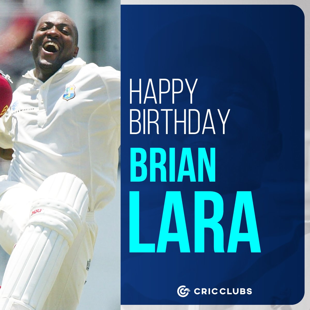 Wishing cricketing legend Brian Lara a very happy birthday.    