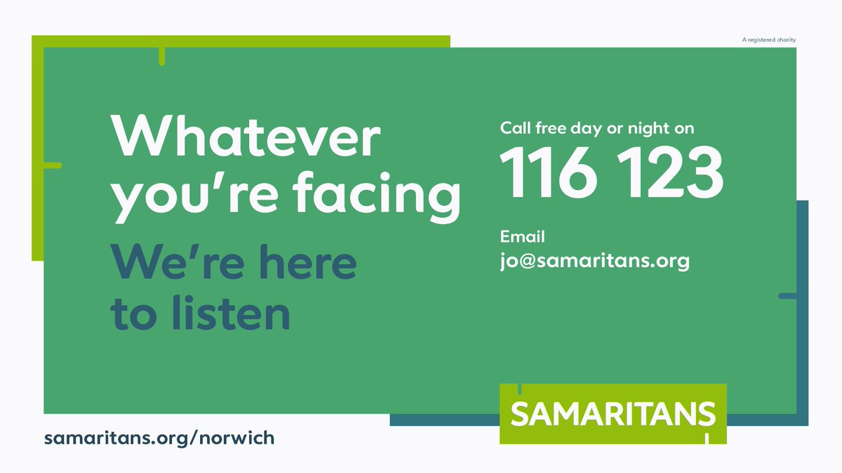 NorwichSams's tweet image. Don't struggle in silence #TalkToUs day or night #WeListen