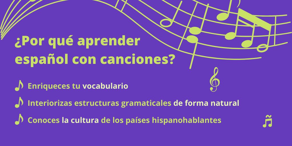 CantamosEspanol's tweet photo. ¡Bienvenidos a Cantamos español! Mañana comienza nuestra andadura en Youtube. Estrenamos canal, en el cual vais a poder #aprenderespañol con música, con canciones: vocabulario, estructuras, expresiones, gramática...
¡Contamos con vosotros!
Seguidnos en 👉 https://t.co/lssf6vGvmW https://t.co/jXDKnv8GrC