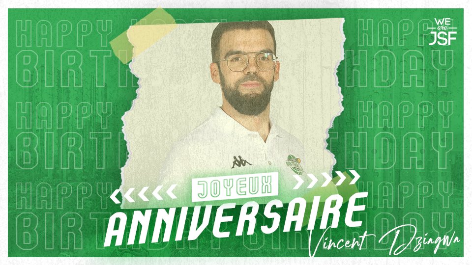 Nanterre92's tweet photo. 💚 Joyeux anniversaire Vincent 💚

Aujourd’hui, joignez-vous à nous pour souhaiter une belle journée d’anniversaire à notre Préparateur Physique @Vinsanity81 💪🏼

#WeAreJSF https://t.co/KvUHAQYu8u