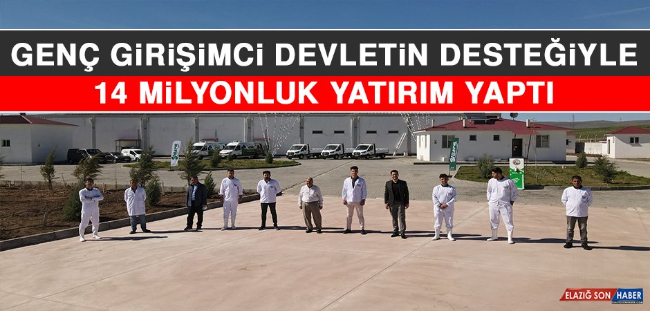 Genç Girişimci, Devletin Desteğiyle 14 Milyonluk Yatırım Yaptı

elazigsonhaber.com/gundem/genc-gi…