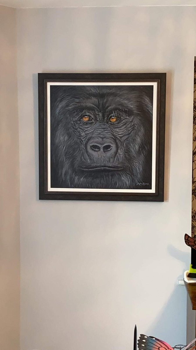 I love seeing my work up in their new homes, I’ve been sent these this weekend by 2 different customers 😍

#artinsitu #happycustomers #commissionartwork #originalart #artinhomes #primates #orangutan #gorilla #wildlifeart #wildlifeartist #commissionswelcome