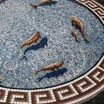 本当に泳いでいるように見える!？ローマのモザイク画が立体的!