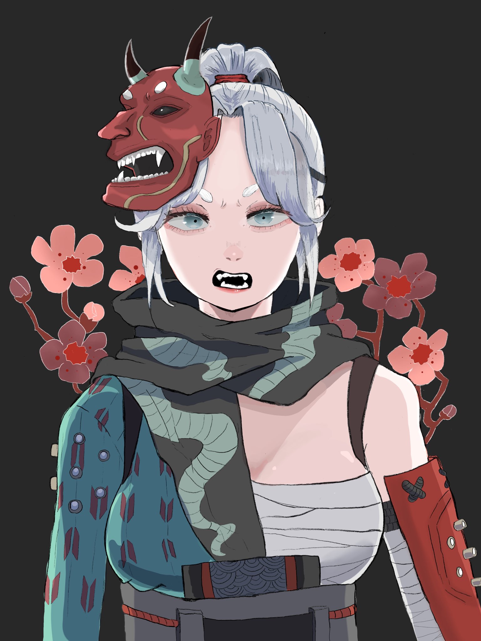 ザリコ 新スキンの般若レイスさん 塗り終わった かっこよくて好きです Apexledgends Apex Apexfunart Apexイラスト T Co Vfiqsqzrit Twitter