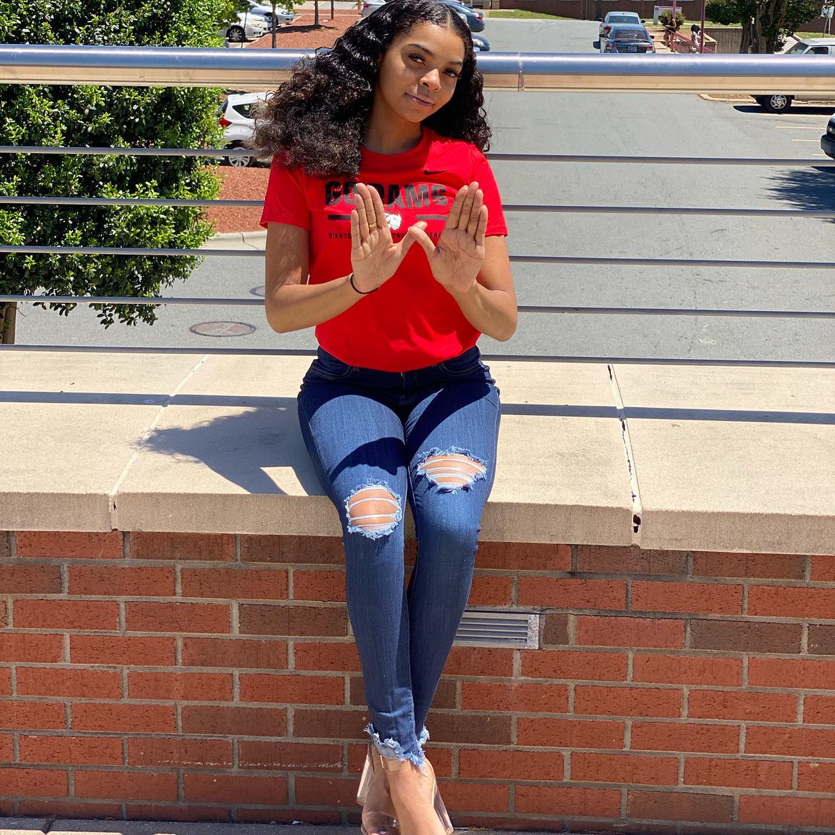 Excellent choice, Ram! 🐏 ❤️
📷 by @kkdafool: I don’t even know what to say for real. We’re blessed beyond measure and that’s on 1892.🐏❤️ I will be attending WSSU and majoring in Nursing 👩🏽‍⚕️ #wssu #studentmom #nationaldecisionday #blessed