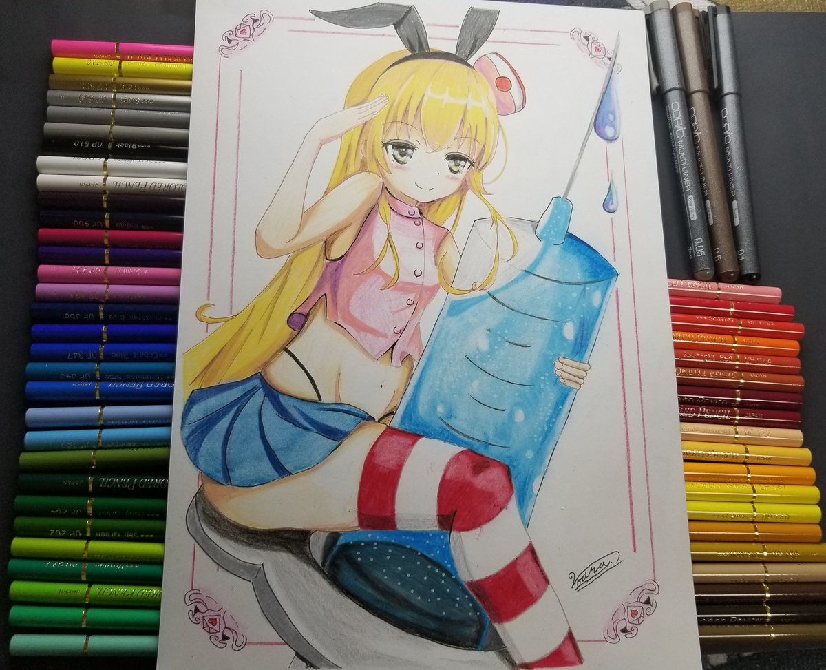 noara_Irasuto's tweet photo. #ゴールデンウィークなので金色の画像を貼る 
#イラスト #模写 ＃二次創作　#オリジナル 

金色の髪の女の娘たち・・・・

尊い(●´ω｀●) https://t.co/NJ6vfPuTx7
