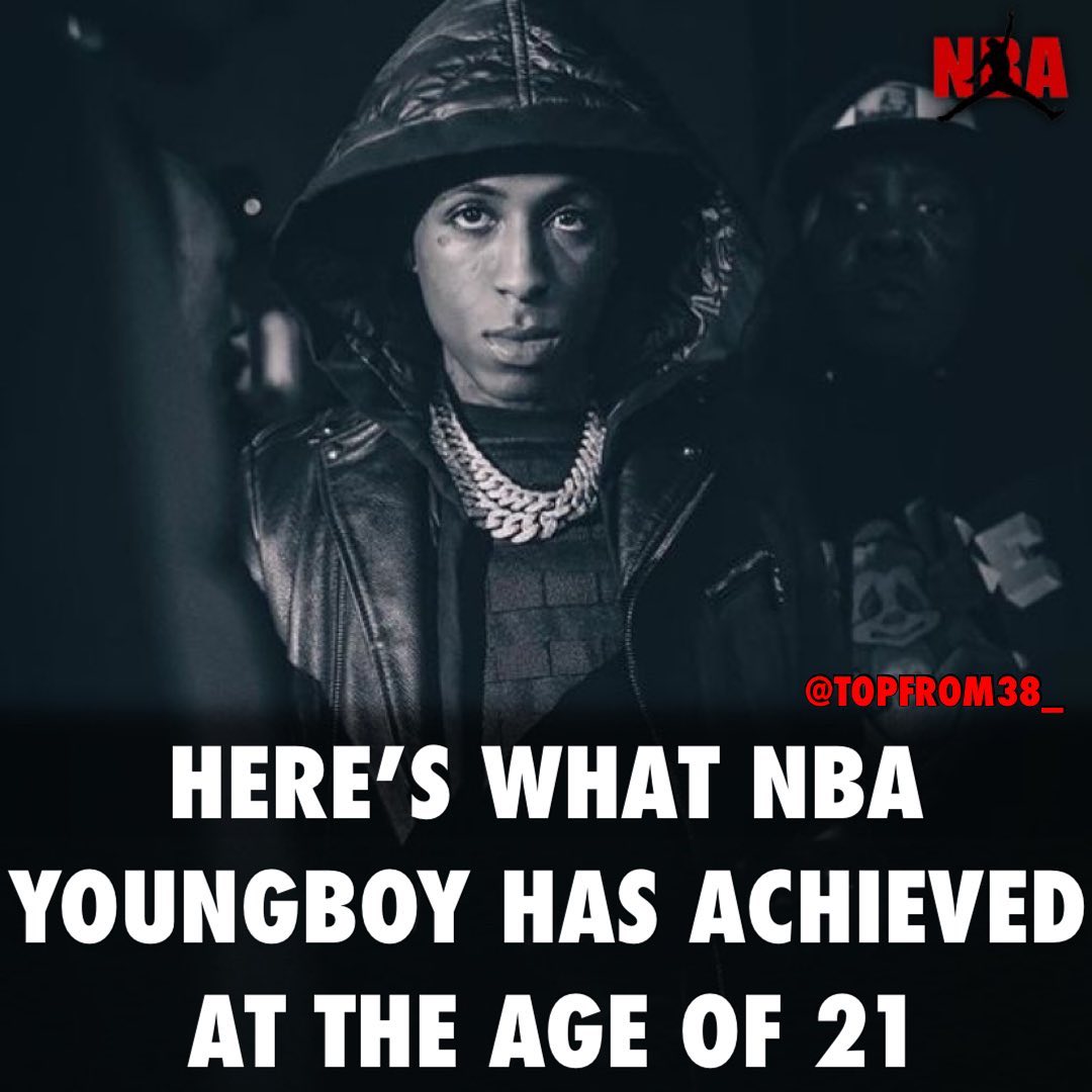 _reaperssschild's tweet photo. here is NBA YoungBoy’s accomplishment so far, just a reminder that he is only 21. https://t.co/0vrUVMO9eb