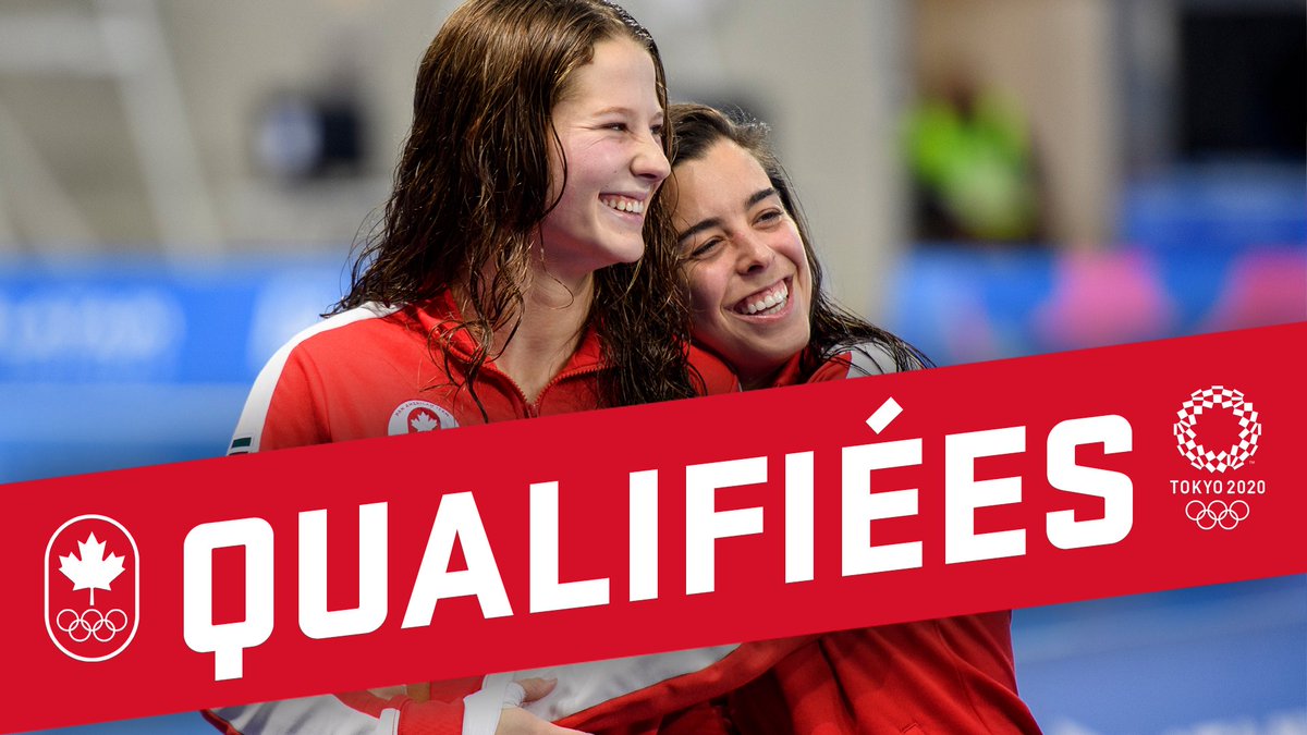 Direction ✈️ <a href="/Tokyo2020/">#Tokyo2020</a> pour le duo formé de <a href="/MegBenfeito/">Meaghan Benfeito</a> et <a href="/caemckay/">Caeli McKay</a>!

Les plongeuses canadiennes 💦 ont remporté 🥇 à la Coupe du monde se déroulant actuellement à Tokyo et ont du même coup décroché leurs billets 🎫 pour #Tokyo2020.

Tous les détails ➡️ bit.ly/3aXjD75