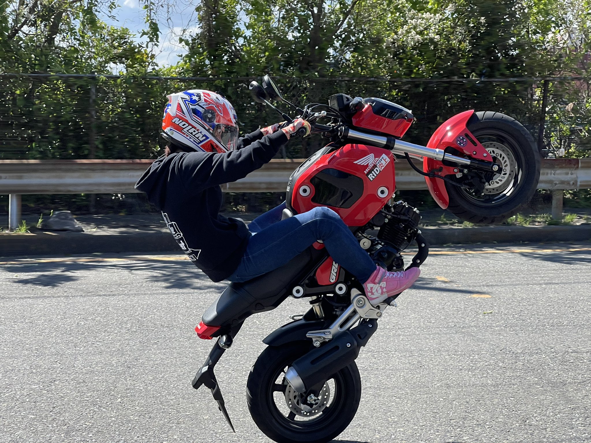 ホンダ☆グロム スタント ウイリー仕様