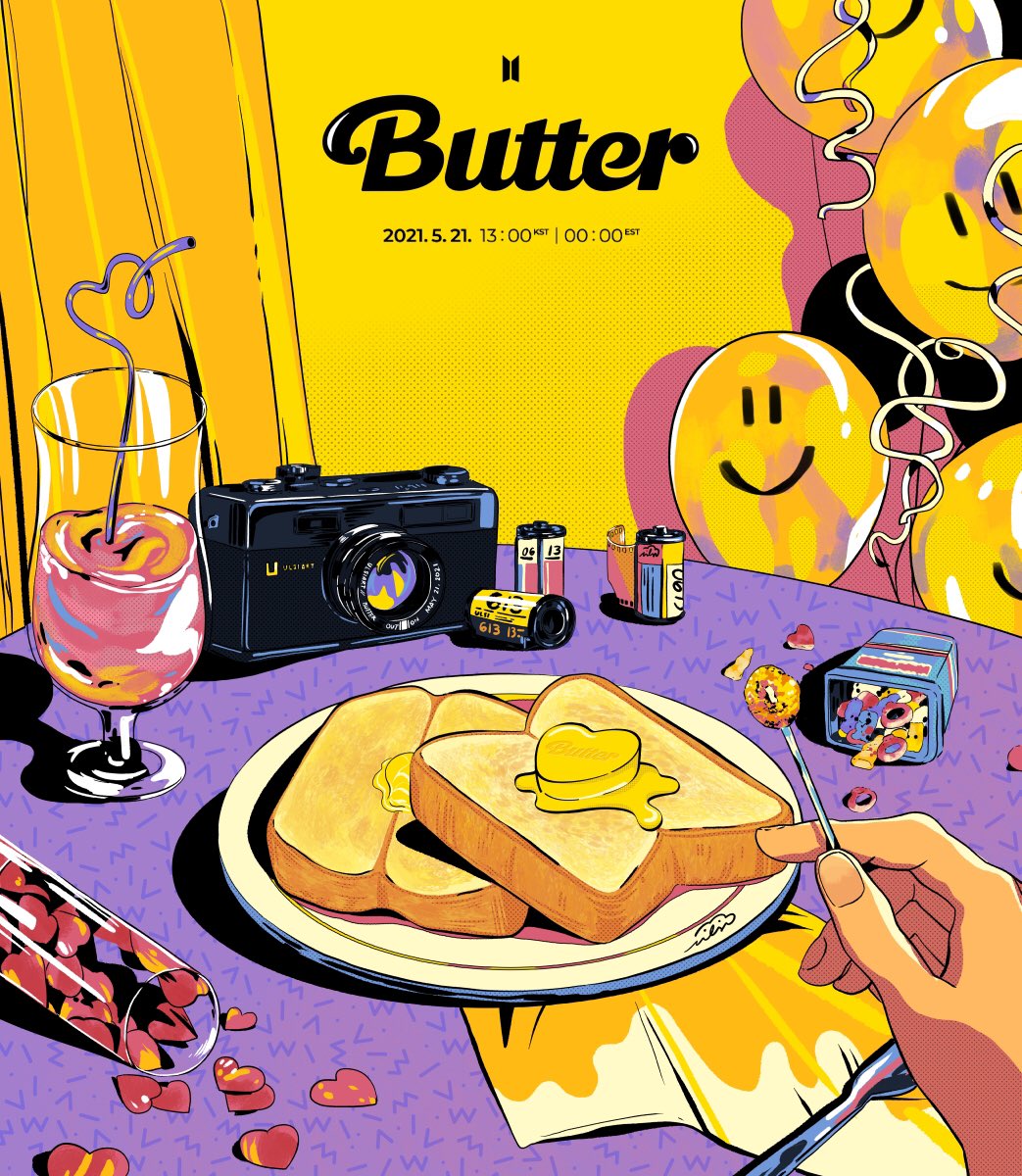 「Butter ya ready? 

🧈https://t.co/n92SFT」|ulsi⁷ Shopee Open ⛅️💜🔕のイラスト